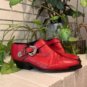 Vintage Western Leather Bootie